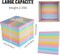Large 12x12x10" Colorful Gift Box with Lid – Birthday, Baby Shower, Valentine's, Kids Party, Anniversary & Celebration Packaging Set (Colorful box)